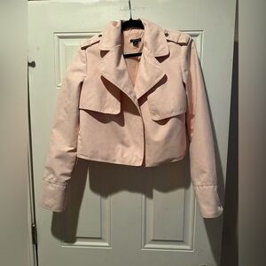 Chic Light Pink Trench Coat-New & Super cute!